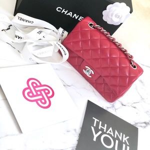 Chanel 18B Pink Caviar Mini